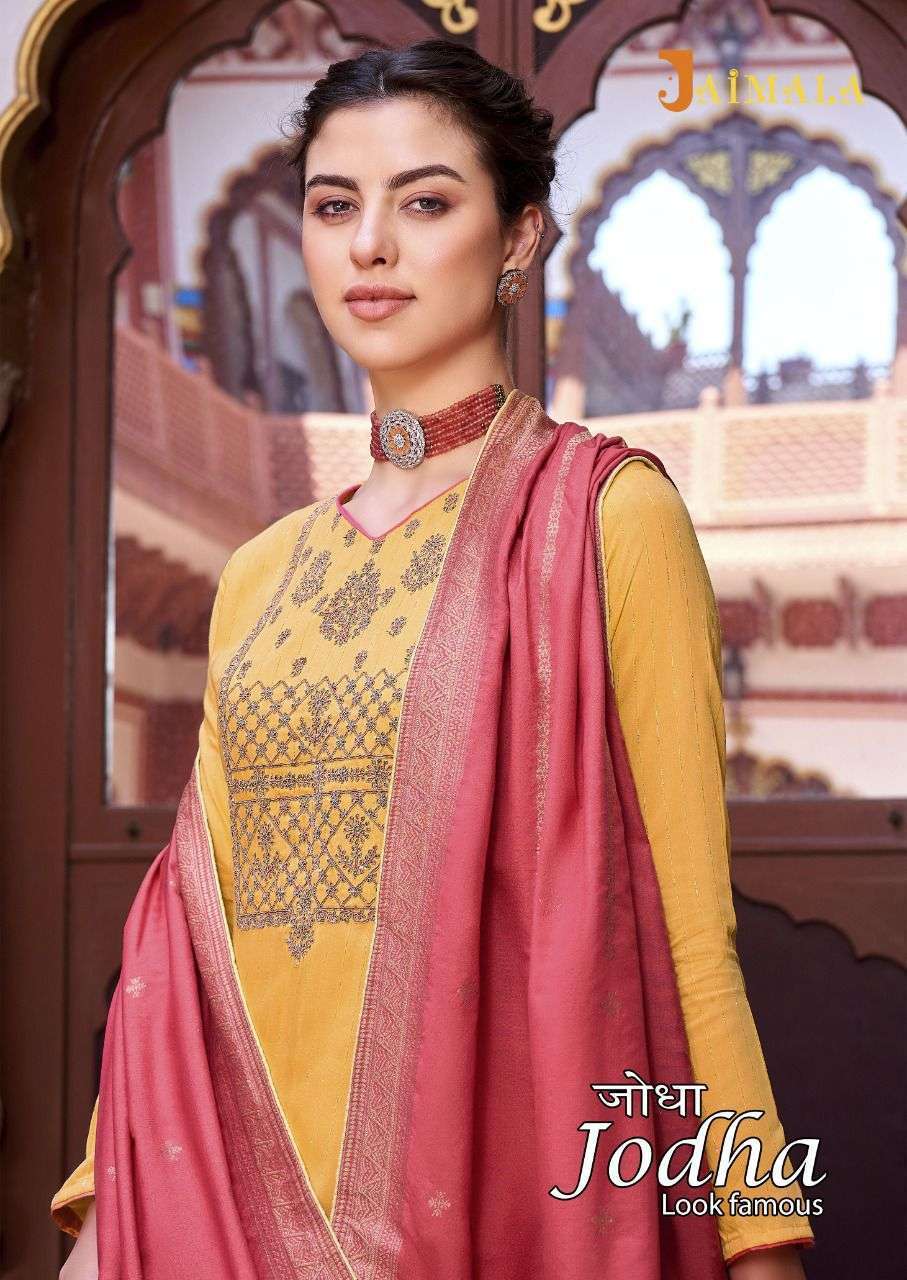 ALOK SUITS PRESENTS JODHA PURE MUSLIN EMBROIDERY CODDING WHOLESALE SALWAR KAMEEZ